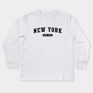 New York, NY Kids Long Sleeve T-Shirt